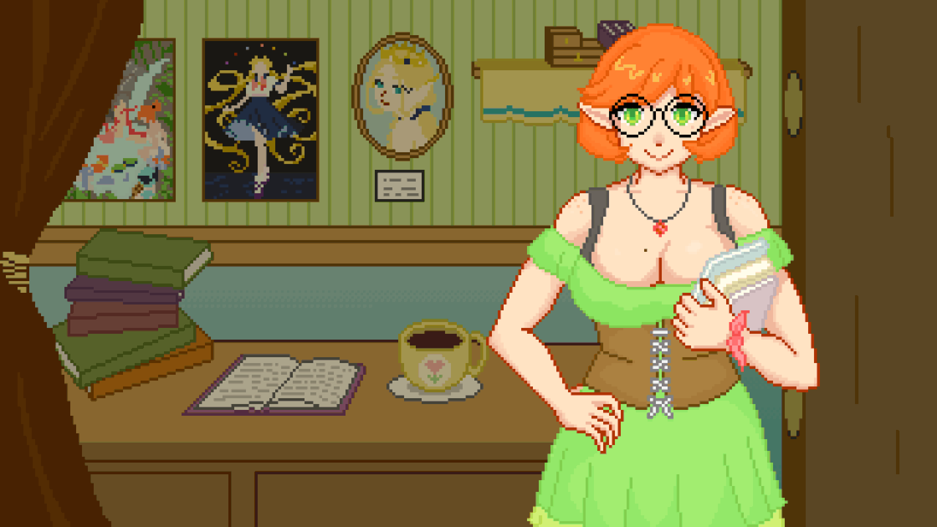 Sylvan Hearts visual novel concept