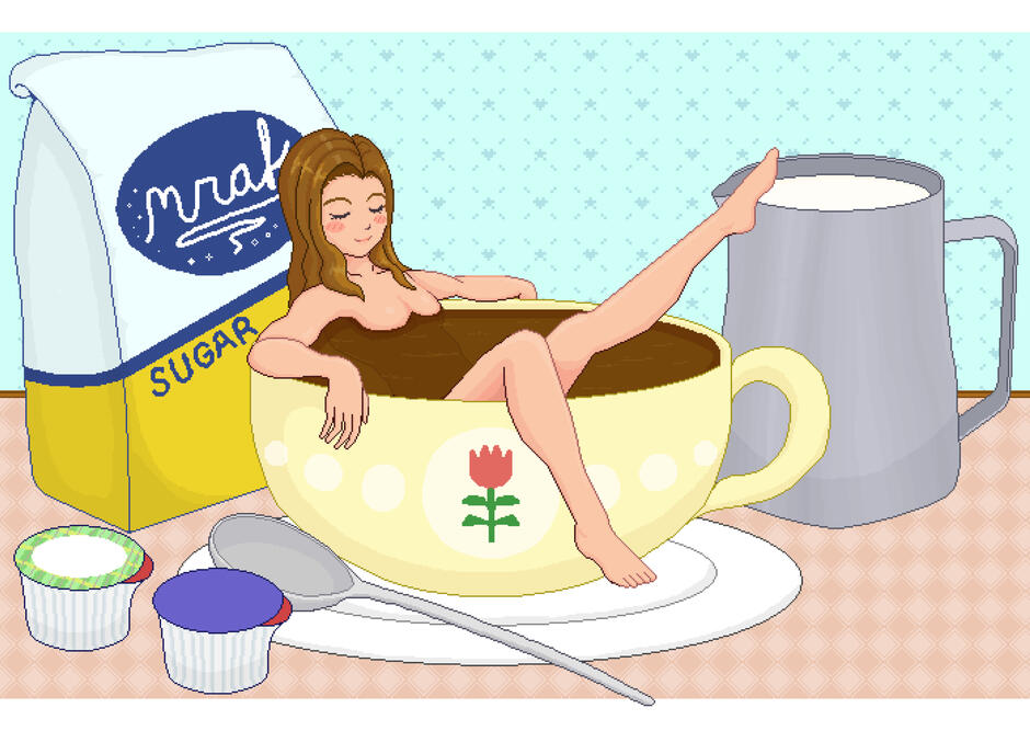 Coffee bath
